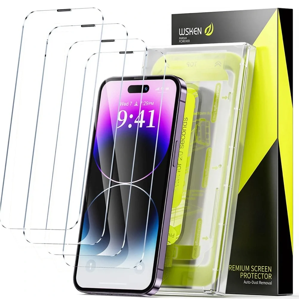 WSKEN for iPhone 14 Pro Max Screen Protector, New in sealed package